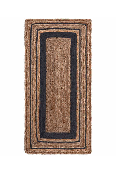 Silk Fashion Χαλί από γιούτα 1730 (160cm x 230cm) /μαύρο