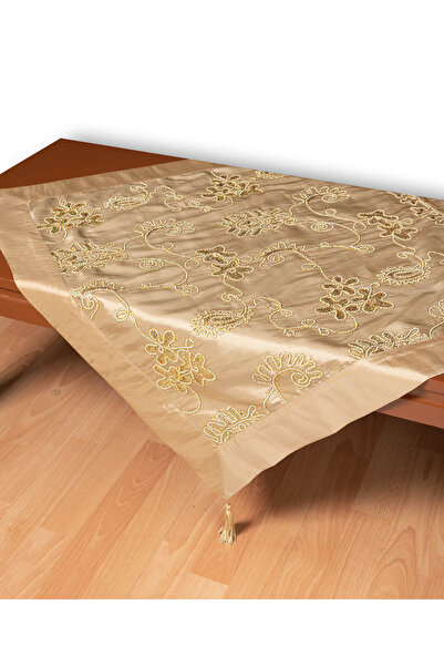 Silk Fashion Σατέν τετράγωνο 7710 (80cm x 80cm) χρυσό -