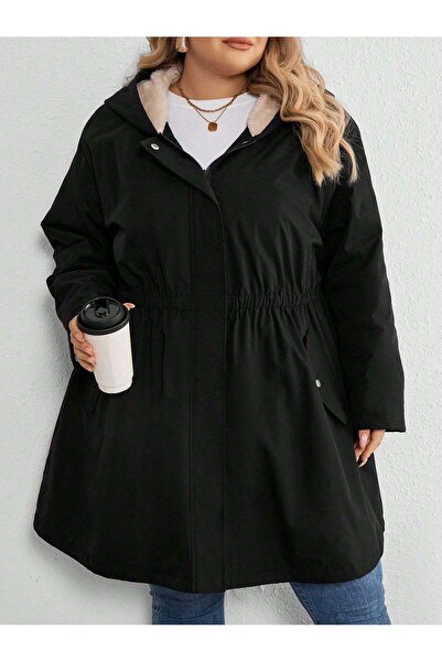 Sheya Geacă, neagră - 8XL