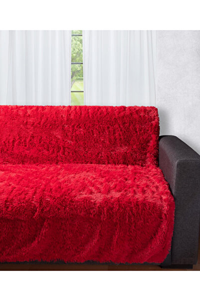 Silk Fashion Διακοσμητικό χνουδωτό ριχτάρι 5336 (145cm x 195cm) κόκκινο -