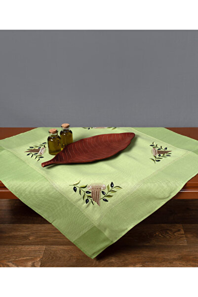 Silk Fashion Τραπεζομάντηλο N3 (160εκ x 250εκ) οβάλ πράσινο