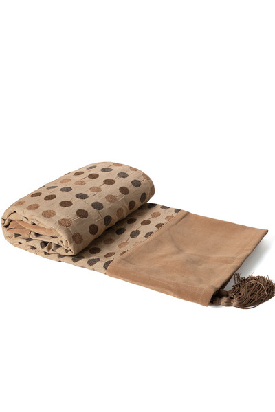 Silk Fashion Ριχτάρι 602 πουά (150εκ x 180εκ) χρυσό