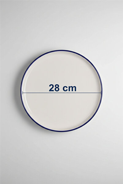 rinart Toledo Serving Plate 28cm Rim Navy Blue