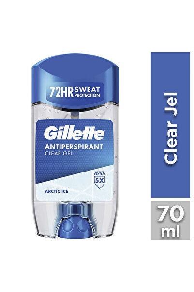 Gillette Antiperspirant Clear Jel Arctic Ice Erkek Deodorant - 70 ml