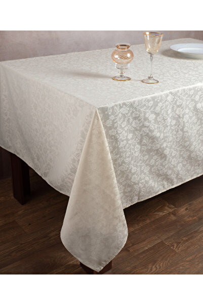 Silk Fashion Τραπεζομάντηλο ζακάρ 1010 (135cm x 180cm) μπεζ -