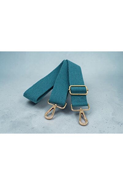 Anatolia 4 cm Cotton Turquoise Adjustable Bag Strap (4 cm X 120 cm)