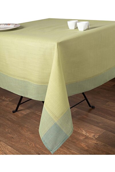 Silk Fashion τραπεζομάντηλα nx031 (160εκ x 250εκ) πράσινο λινό