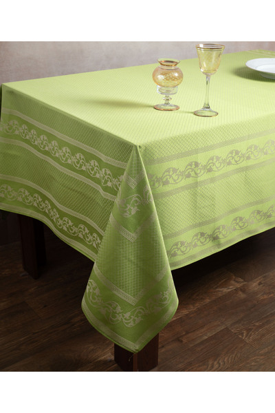 Silk Fashion Τραπεζομάντηλο ζακάρ 1385 (154εκ x 213εκ) πράσινο