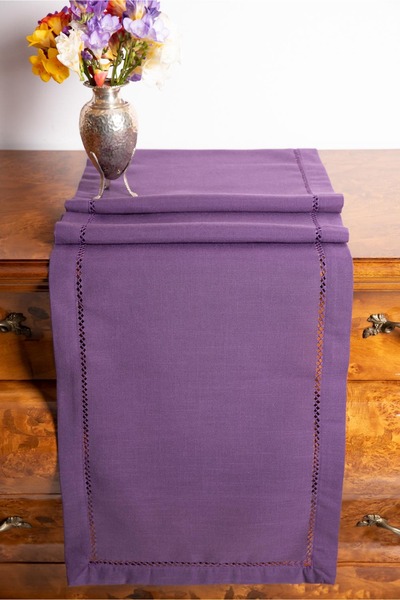 Silk Fashion Τραπεζομάντηλα (160cm x 220cm) 3096 μωβ -