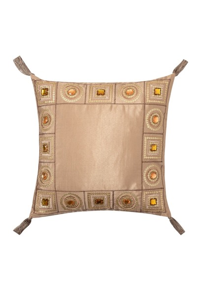 Silk Fashion Μαξιλαροθήκη (40εκ x 40εκ) 612 HN-03 Μπεζ