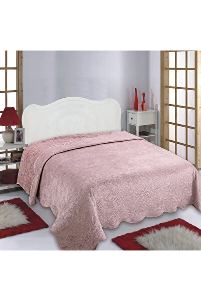 Silk Fashion Βελούδινη κουβέρτα με sherpa NX2211 (160cm x 220cm) ροζ -