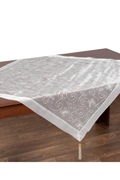 Silk Fashion Τετράγωνο Τραπεζομάντιλο (90εκ x 90εκ) 0001061A Ιβουάρ -