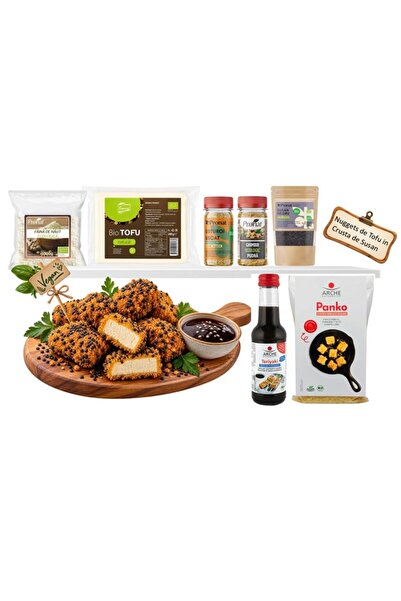 Pronat Pachet Vegan – Nuggets de Tofu în Crustă Crocantă de Susan cu Sos Teri...