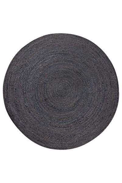 Silk Fashion Χαλί από γιούτα 1754 (150 εκ.) σκούρο γκρι -