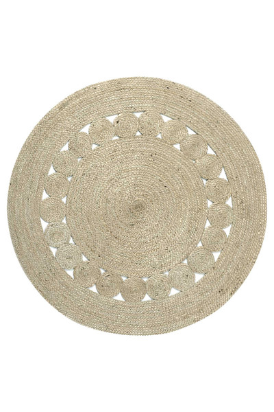Silk Fashion Χαλί από γιούτα 1764 (150 εκ.) ανοιχτό γκρι -