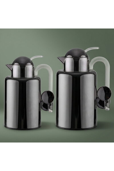 Alsaif Gallery Al Saif Gallery Ikram Thermos Set, Two Pieces, 1/1.5 Liter, Gl...