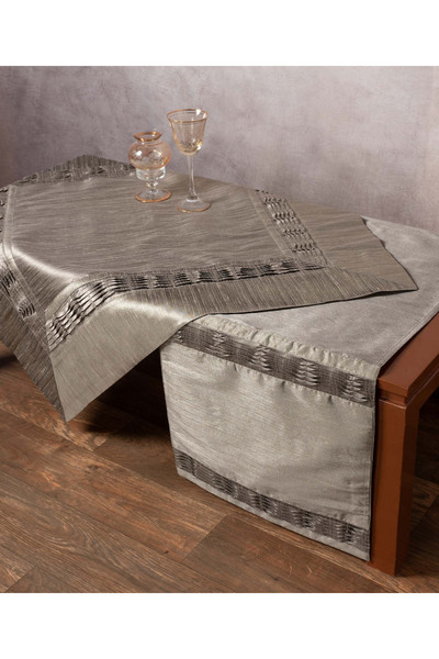 Silk Fashion Επιτραπέζιο ράνερ (40cm X 170cm) 3819A ελιά -