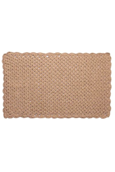 Silk Fashion Πλεκτό χαλάκι μπάνιου (60εκ x 100εκ) μπεζ