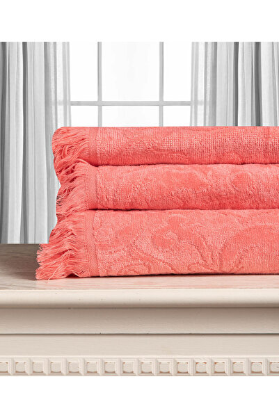 Silk Fashion Βαμβακερή πετσέτα ζακάρ ALICIA 520gsm (80εκ x 150εκ) ματζέντα -