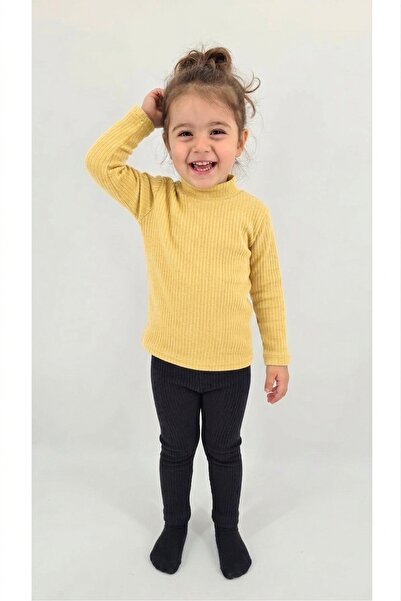 MİLAYS LİFE HOME COLLECTİON Girl's Ribbed Camisole Reported Badi 1-3 Years