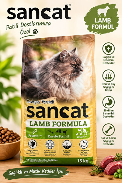 Birlikpet Adult Kuzulu Kedi Maması 15 kg