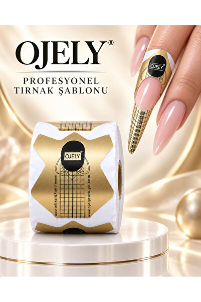 OJELY TIRNAK ŞABLONU 300 LÜ GOLD
