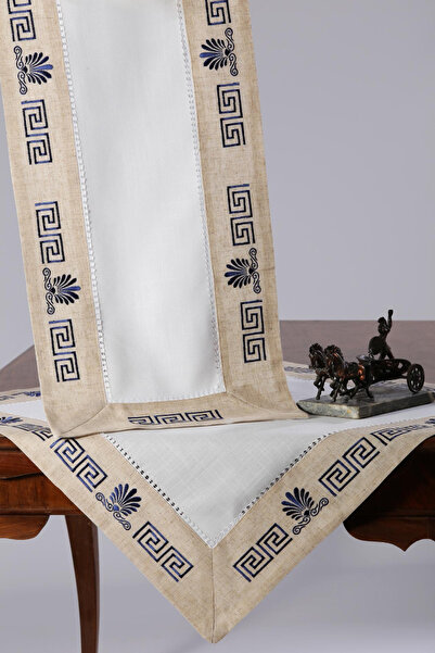 Silk Fashion Τραπεζομάντηλο WH19-010 (135εκ. x 135εκ.) μπλε
