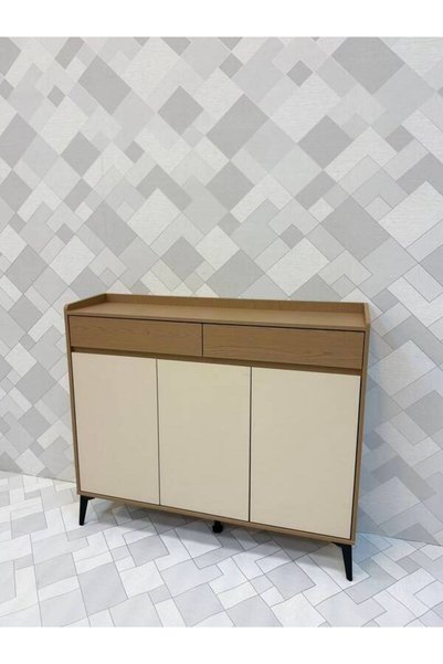 PLUS24 Modern 3-Drawer Storage Organizer Cabinet for Living Room and Entryway