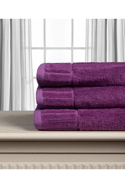 Silk Fashion Βαμβακερή πετσέτα MELODIA 600gsm (40εκ x 60εκ) Μωβ