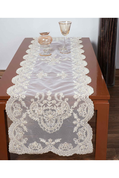 Silk Fashion ράνερ (40εκ. Χ 110εκ.) YL12A-176 μπεζ