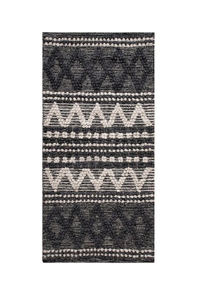 Silk Fashion Χαλί Ταζ Μαχάλ (70cm x 160cm) σκούρο γκρι -