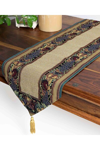 Silk Fashion Τραβέρσα τραπεζιού (33εκ. Χ 175εκ.) με φρούτα