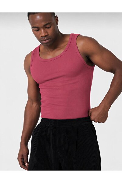 gamaro Premium Men's Halter Neck Compak Combed Cotton Camisole Fitted Fit Spo...