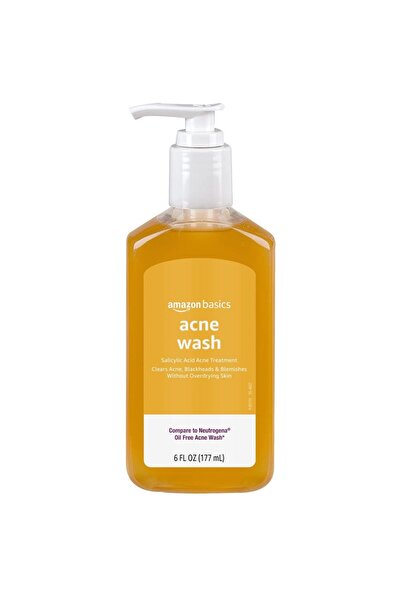 Amazon Gel de curățare, Basics, Tratament anti-acnee, cu Acid Salicilic, 177ml