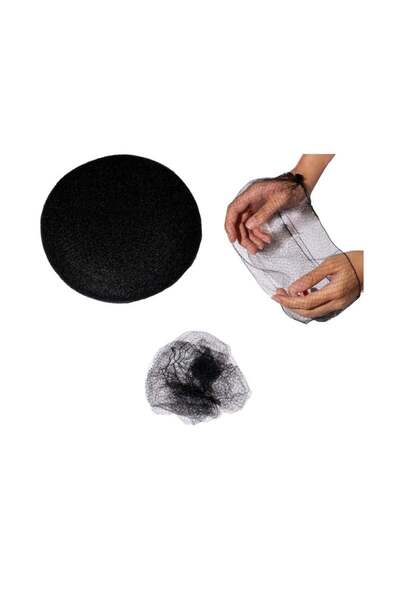 Max Donna Max Donna Hair Net 300 Pieces XXL Black Large