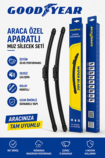 Goodyear FORD Tourneo Courier Minivan 2020 UYUMLU APARATLI MUZ SİLECEK TAKIMI...