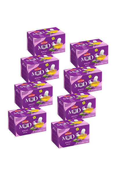 Çaykur Mod Island Tea Cup Tea Bags 2X20 40Gr. Pack of Eight