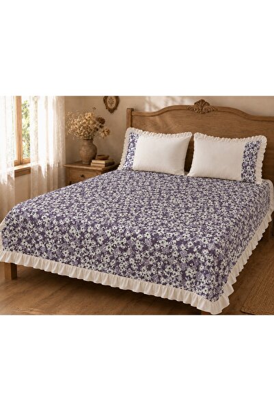 shules collection طقم بيكير فينتاج مزين بالكشكش من ماركة MENEKŞE BAHÇESİ - بن...