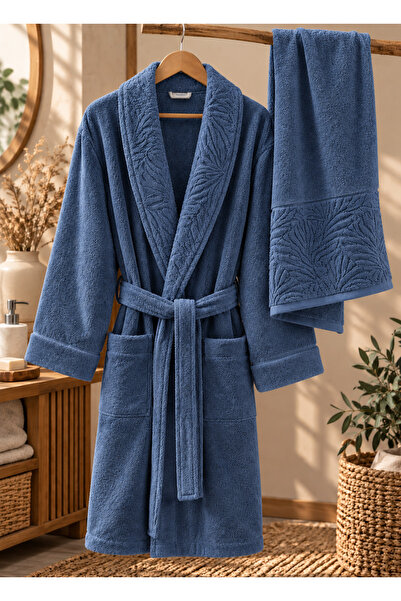 BlueMaison Set halat de baie Jaguard, prosop pentru o singură persoană + hala...