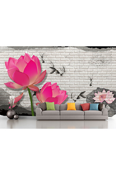VIODESIGN Fototapet abstract ,autoadeziv, Lotus , multicolor,200x300 cm AB150