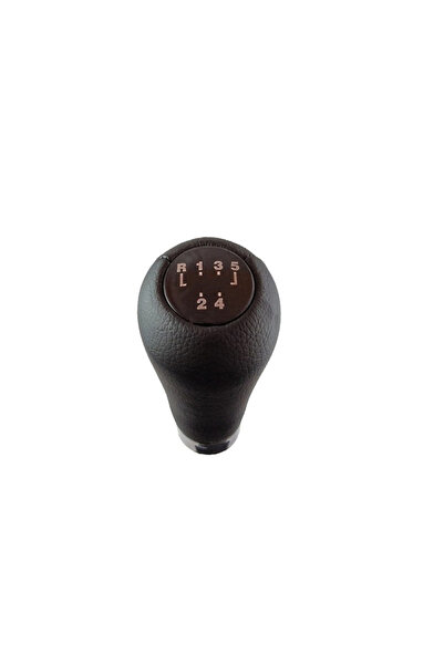 Gear Κεφαλή λεβιέ ταχυτήτων BMW M-Power 5 ταχυτήτων Δερματίνη Μαύρο / Χρώμιο ...