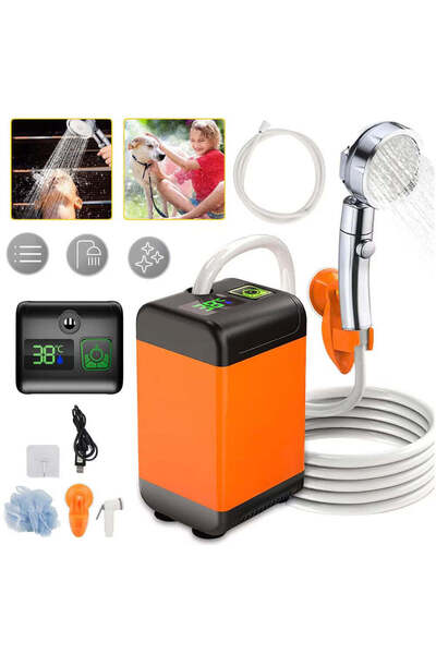 Vivendo Dus Portabil Pentru Camping, Pompa De Dus Electrica Reincarcabila De ...