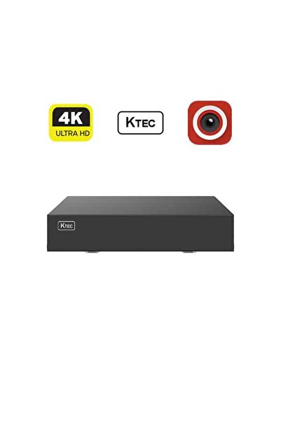 KTEC NVR Καταγραφικό 8MP H.265 9 καναλιών με 8 ενσωματωμένες θύρες PoE