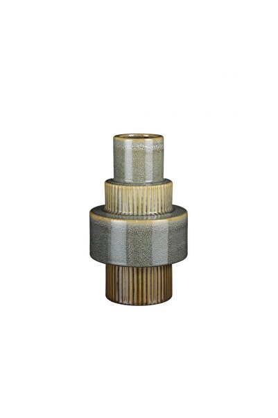 Plastona Κεραμικό βάζο πράσινο MERYL 17.5X30