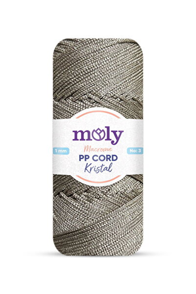 Moly Kristal (Simli) Polyester Makrome No:3 200gr