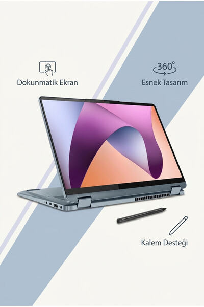LENOVO IdeaPad Flex 5 AMD Ryzen 7 5825U 16GB 512GB SSD 14" WUXGA Dokunmatik W...