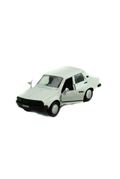alpmodel Çek Bırak Kırmızı Mavi Beyaz Renault Sesli ve Işıklı 12 Cm Diecast Metal Model Oyuncak Araba 3'Lü Set