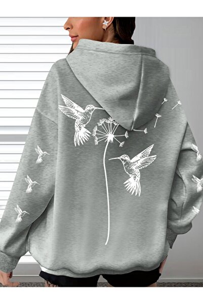 Deocept Unisex Sleeve Printed Hooded Kangaroo Pocket Comfortable Fit Regular ...