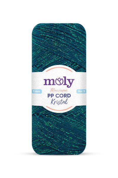 Moly Kristal (Simli) Polyester Makrome No:3 200gr
