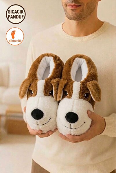 AlbiShoes Unisex Men's Silent Sole Plush Home Boots Non-Slip Winter Lightweig...